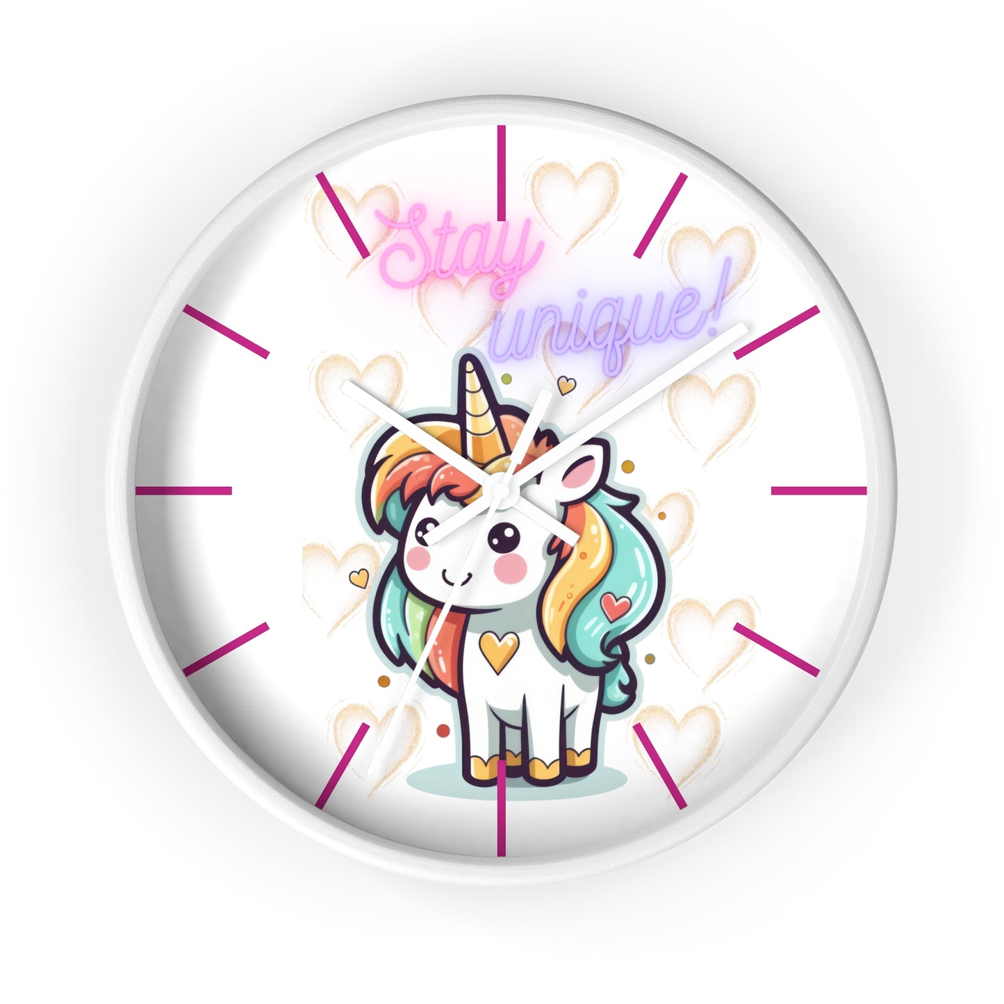STAY UNIQUE LOVE Wall Clock