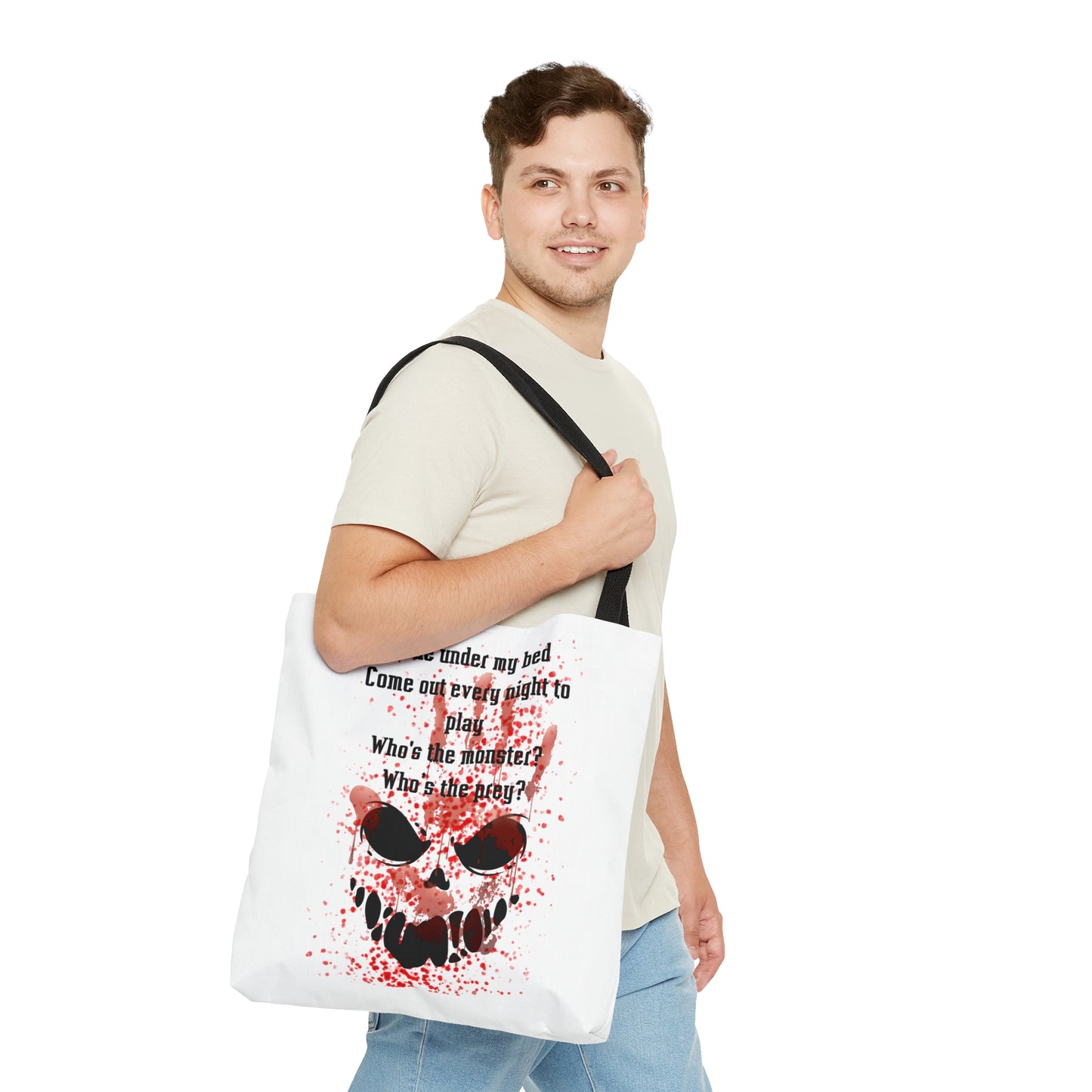 MONSTERS UNDER MY BED  Tote Bag (AOP)