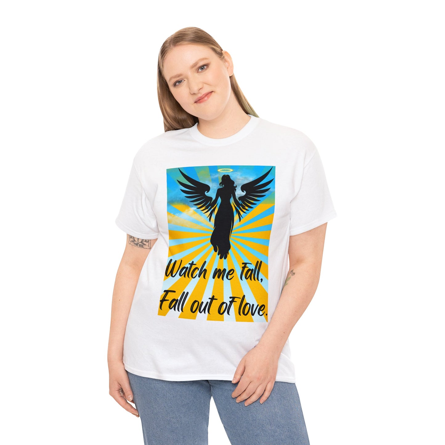 FALL OUT OF LOVE Unisex Heavy Cotton Tee