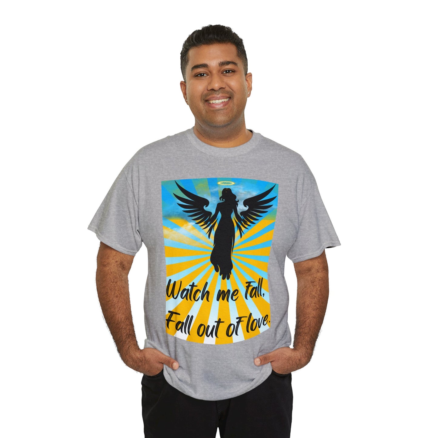 FALL OUT OF LOVE Unisex Heavy Cotton Tee