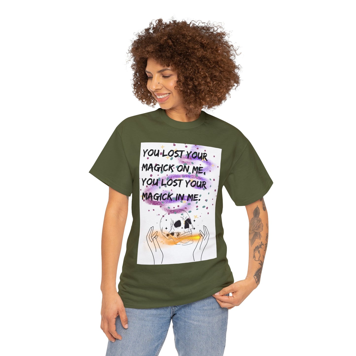 LOST YOUR MAGICK Unisex Heavy Cotton Tee