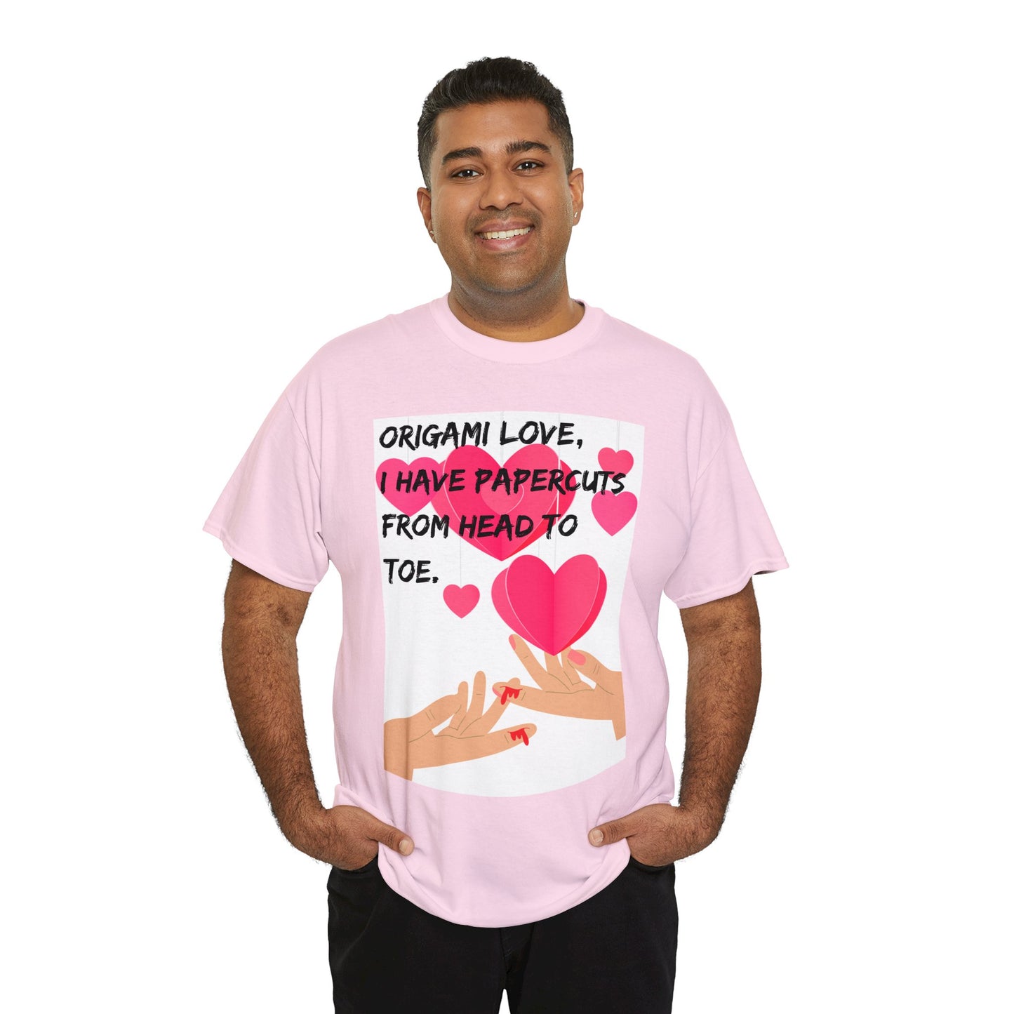 ORIGAME LOVE Unisex Heavy Cotton Tee