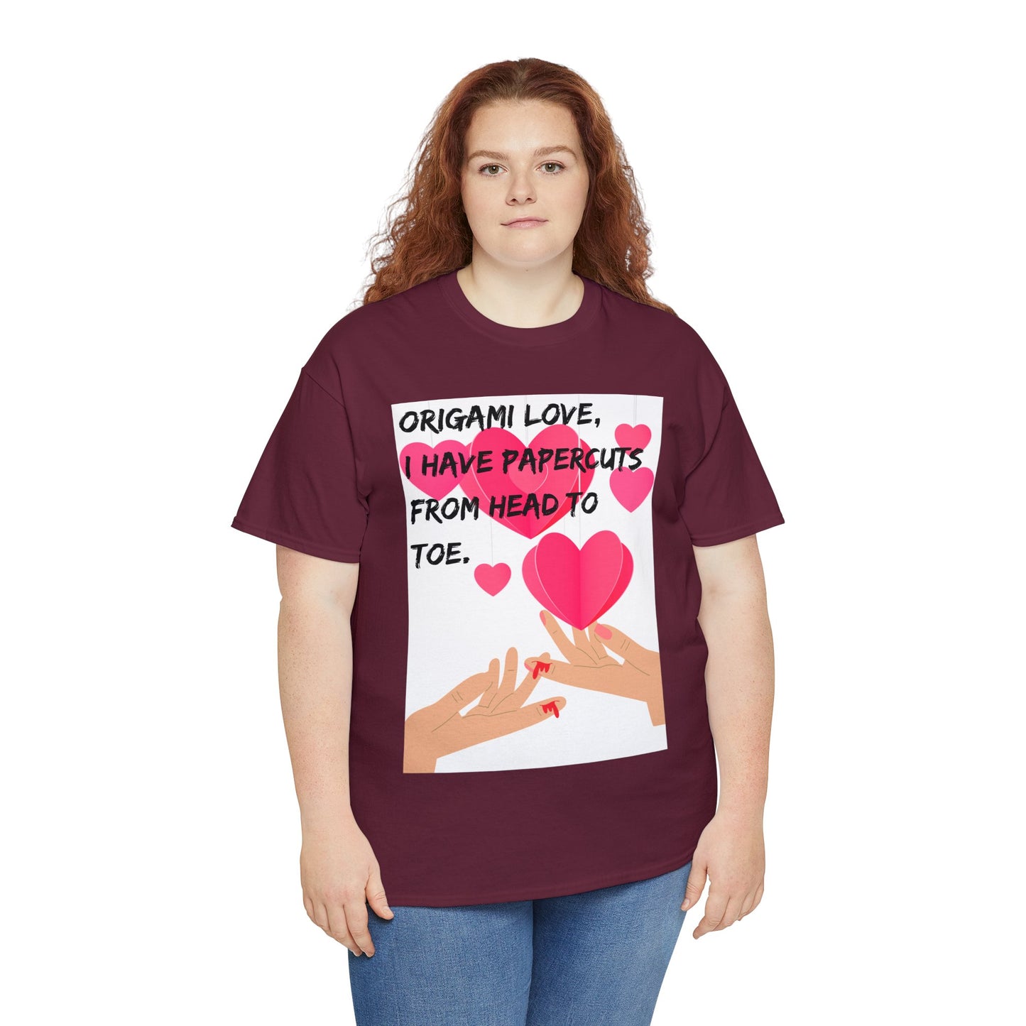 ORIGAME LOVE Unisex Heavy Cotton Tee