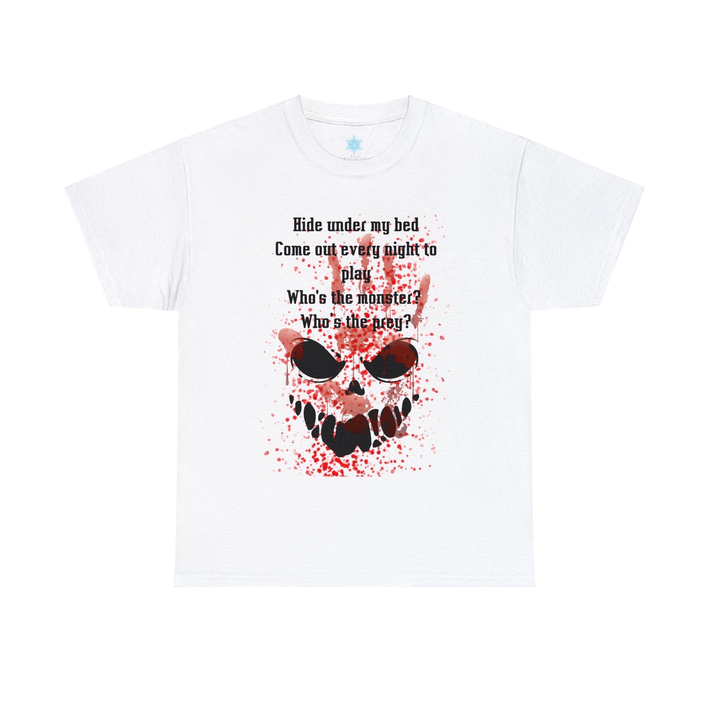 MONSTERS UNDER MY BED Unisex Heavy Cotton Tee