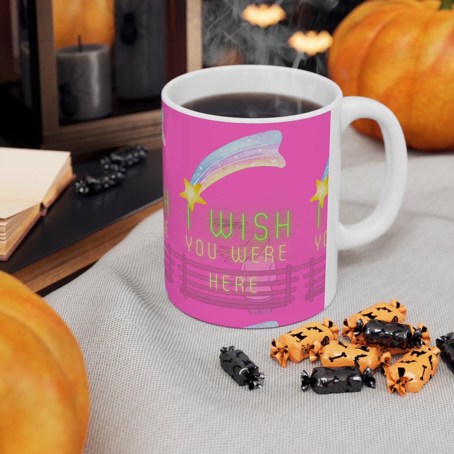 I WISH YOU WERE HERE Ceramic Mug 11oz