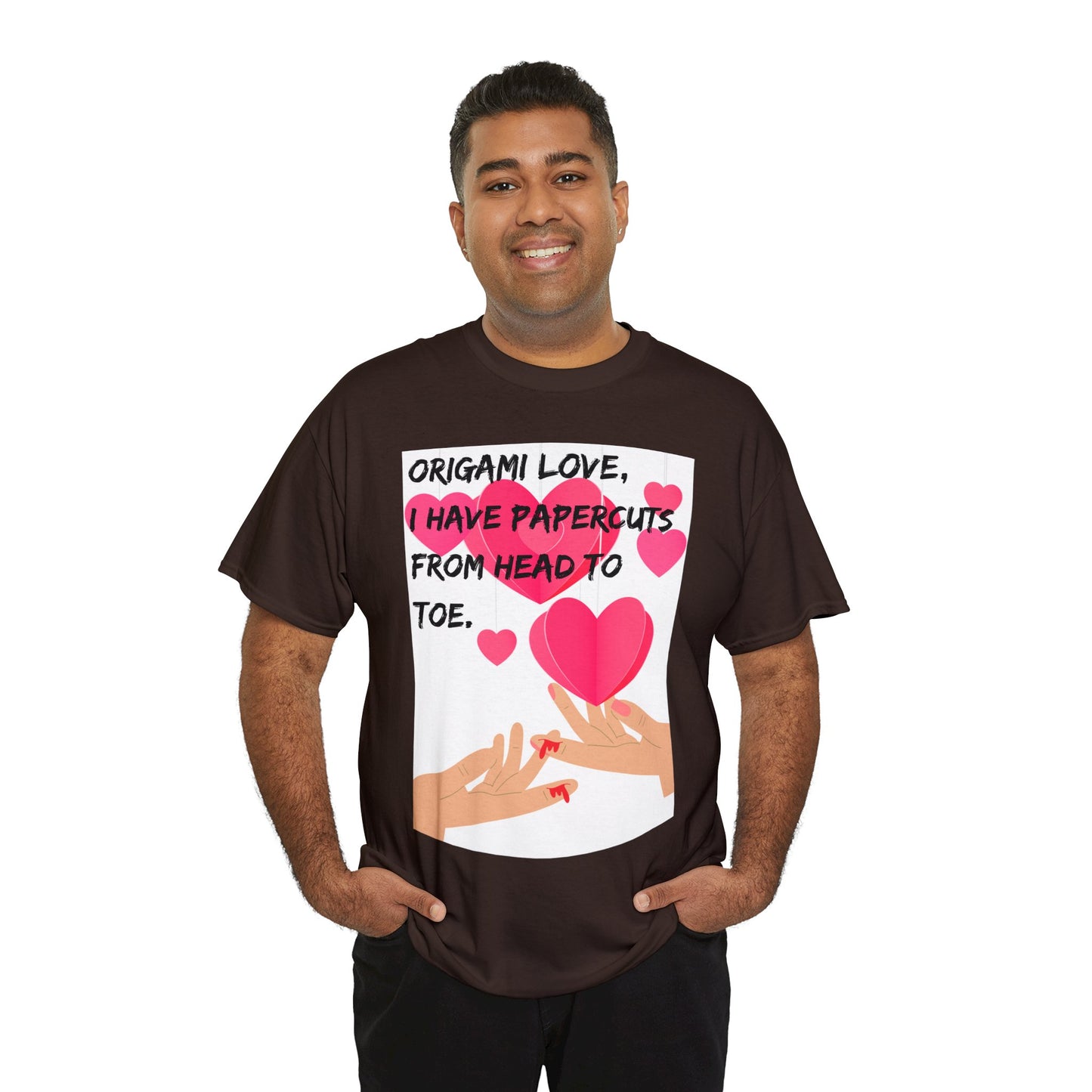 ORIGAME LOVE Unisex Heavy Cotton Tee