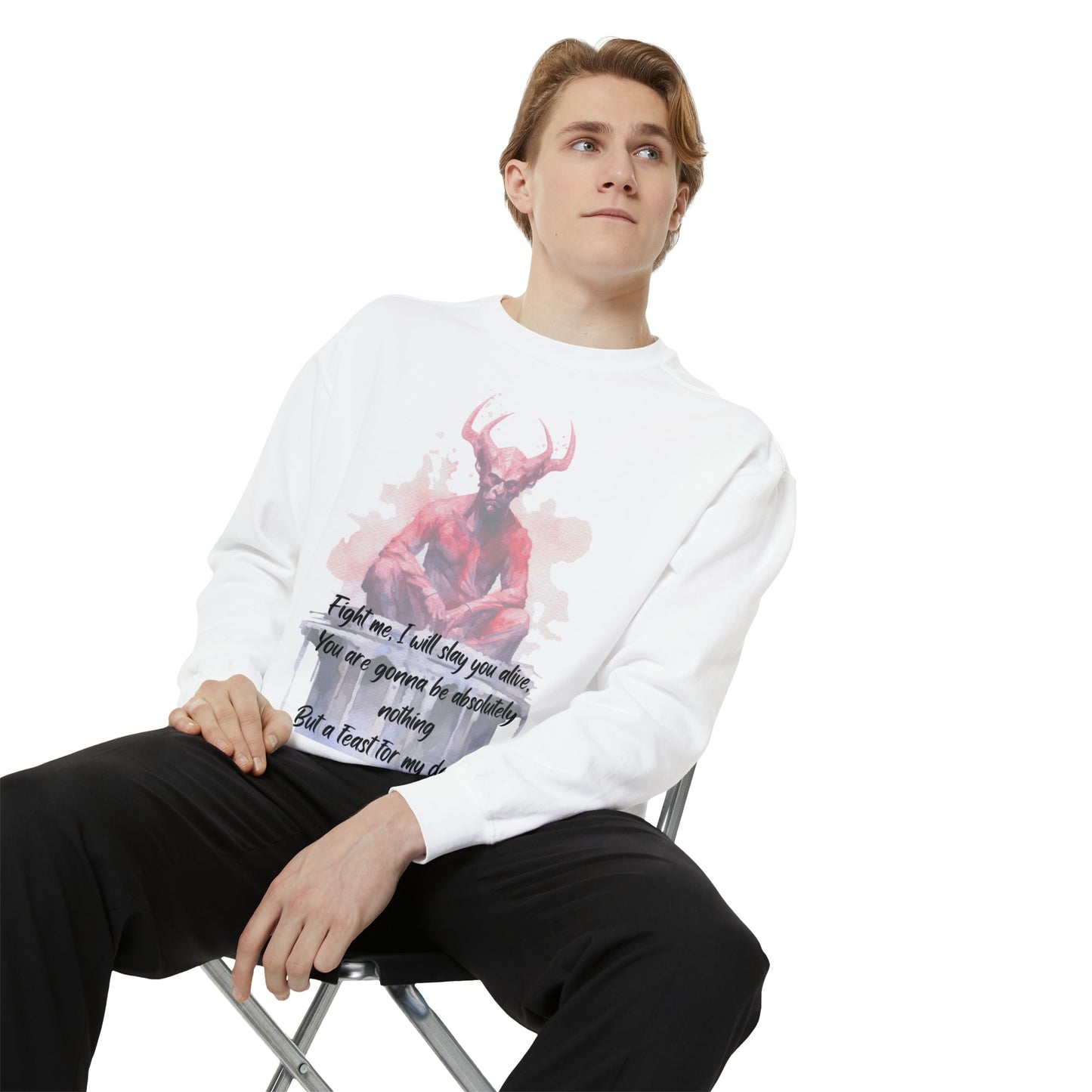 FEAST FOR MY DEMONS Unisex Garment-Dyed Sweatshirt