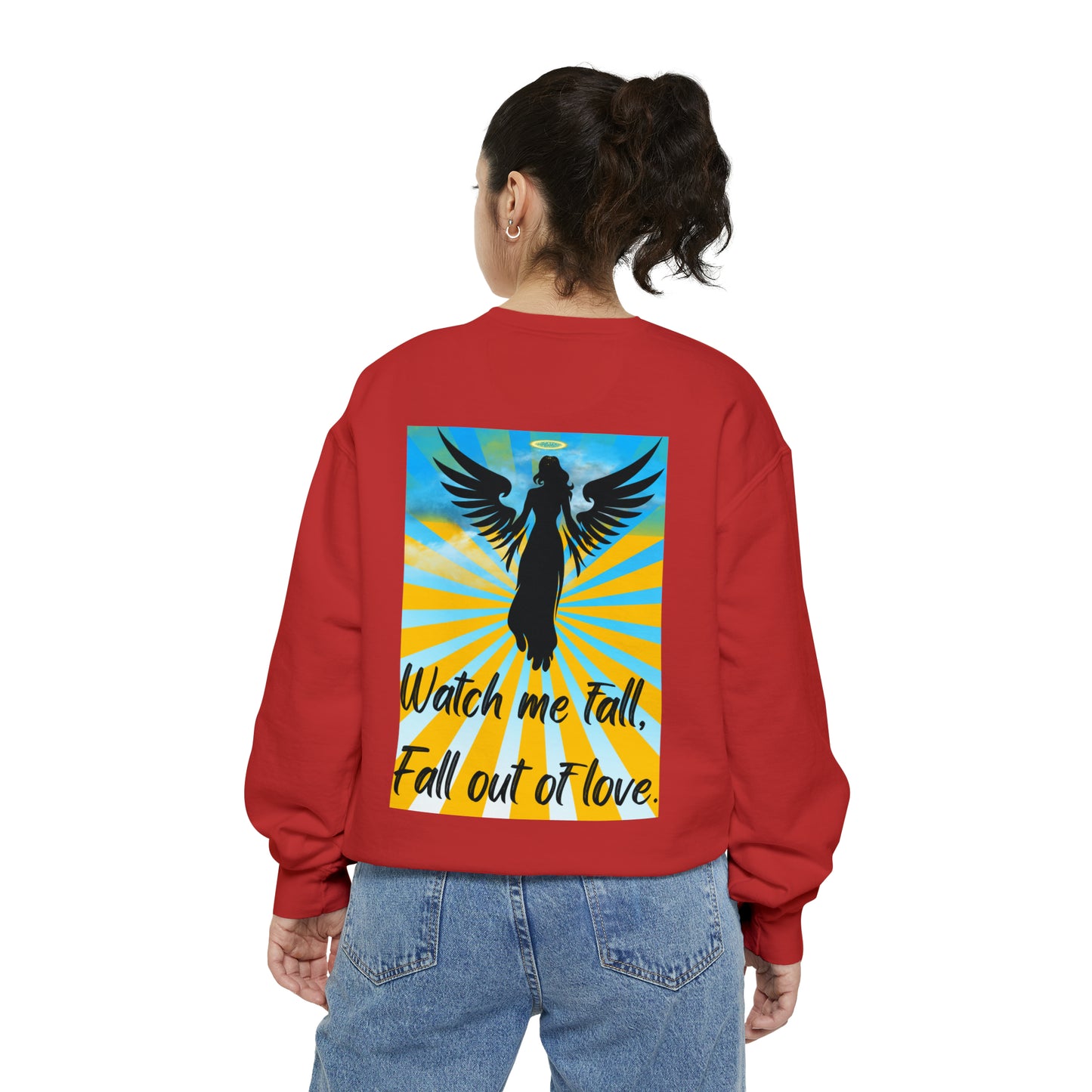 FALL OUT OF LOVE  Unisex Garment-Dyed Sweatshirt