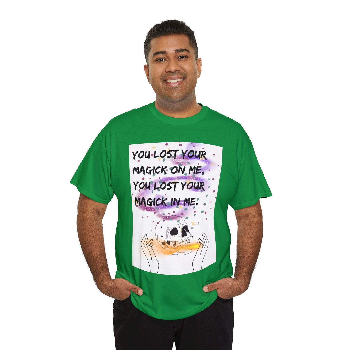 LOST YOUR MAGICK Unisex Heavy Cotton Tee