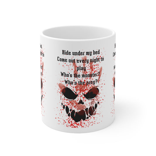 MONSTERS UNDER MY BED Ceramic Mug 11oz