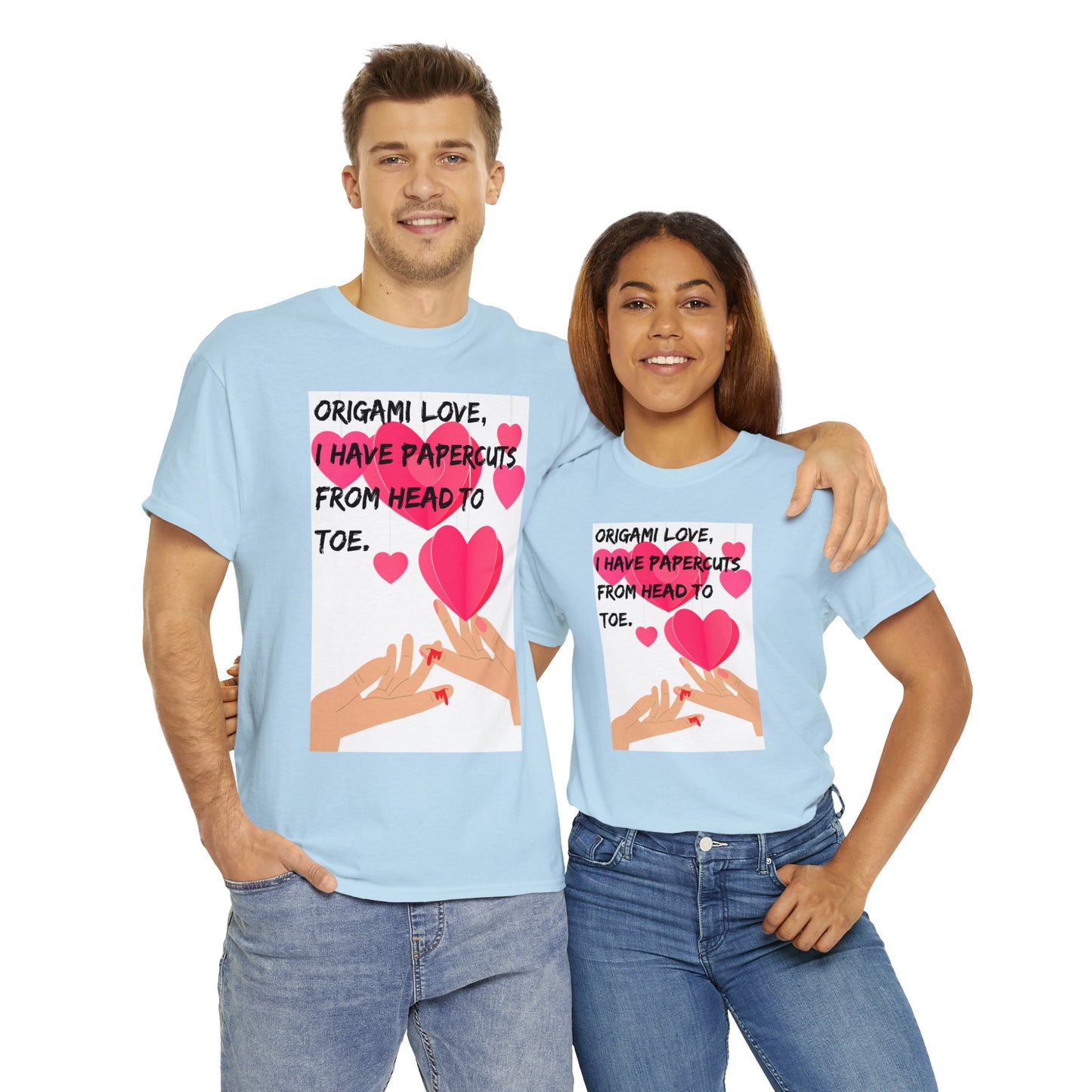 ORIGAME LOVE Unisex Heavy Cotton Tee