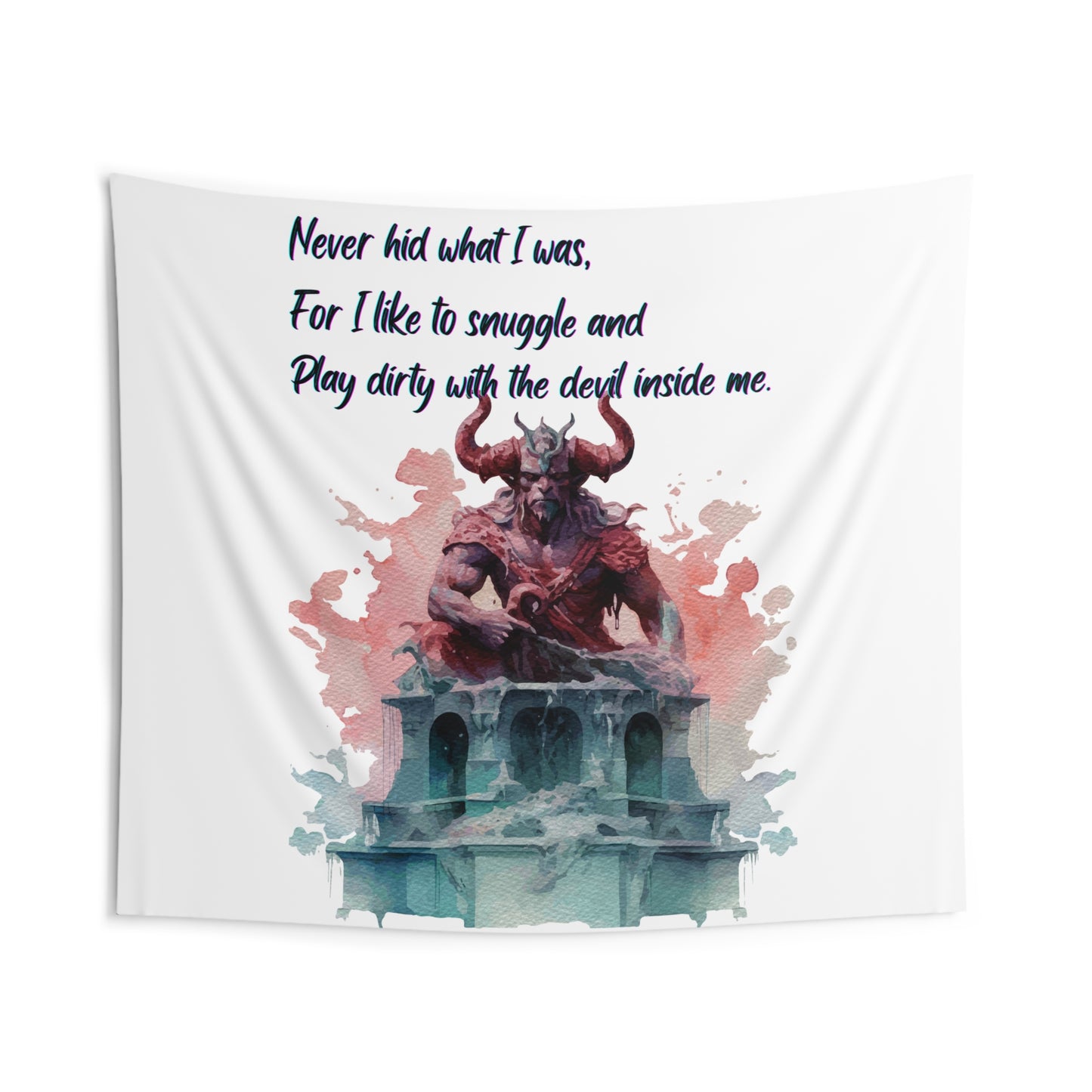 DEMON LOVER Indoor Wall Tapestries