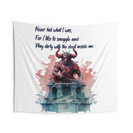 DEMON LOVER Indoor Wall Tapestries