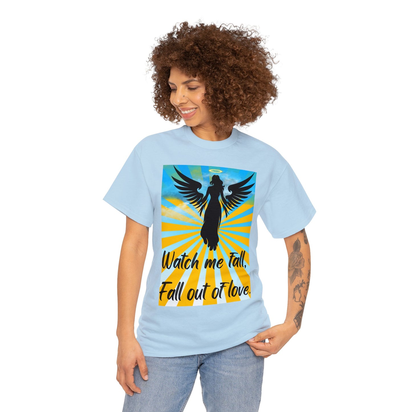 FALL OUT OF LOVE Unisex Heavy Cotton Tee