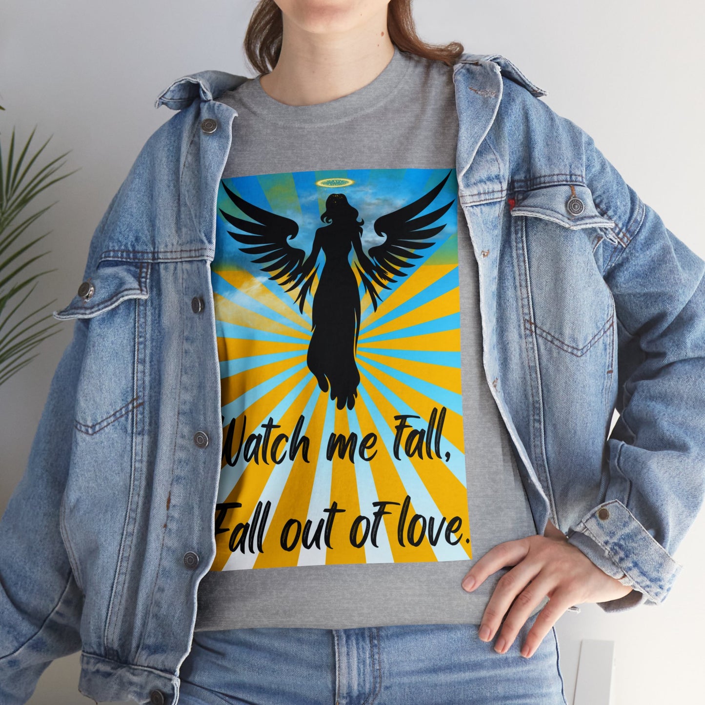 FALL OUT OF LOVE Unisex Heavy Cotton Tee