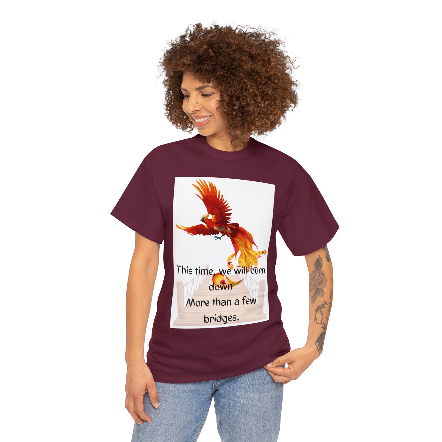 BRIDGES Unisex Heavy Cotton Tee