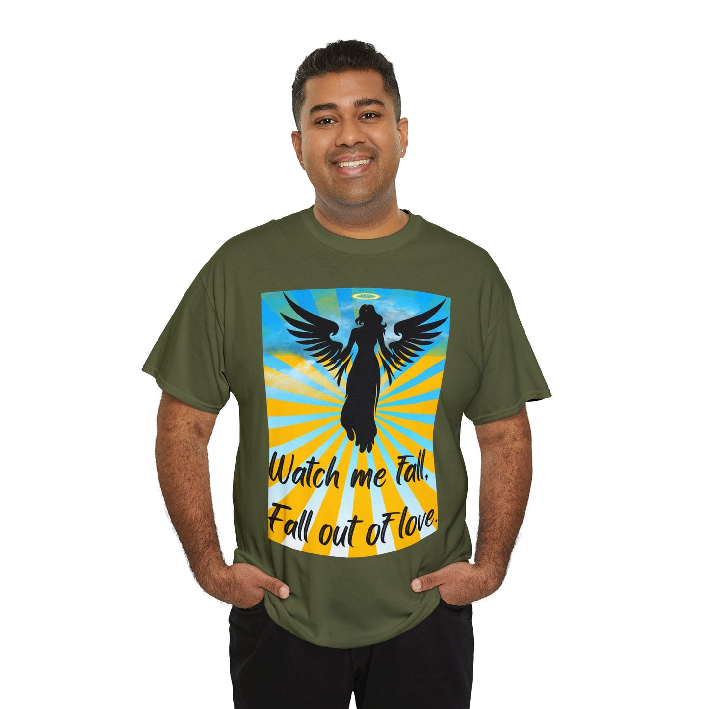 FALL OUT OF LOVE Unisex Heavy Cotton Tee