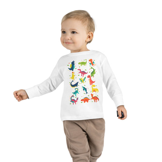 ROAR LIKE A DINASOUR Toddler Long Sleeve Tee