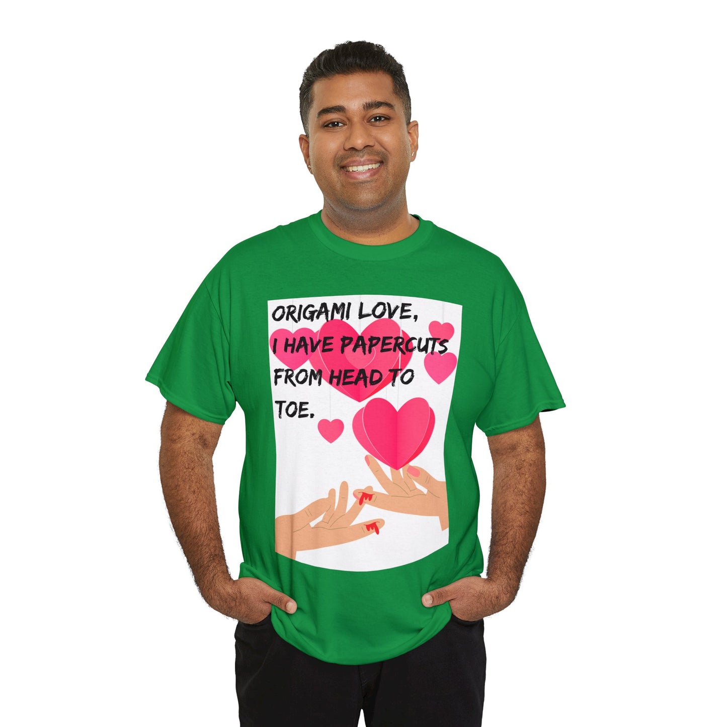ORIGAME LOVE Unisex Heavy Cotton Tee