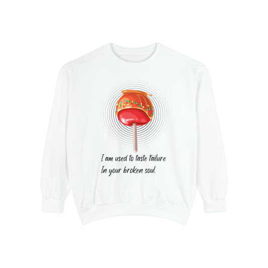 APPLE CANDY FAILURE Unisex Garment-Dyed Sweatshirt