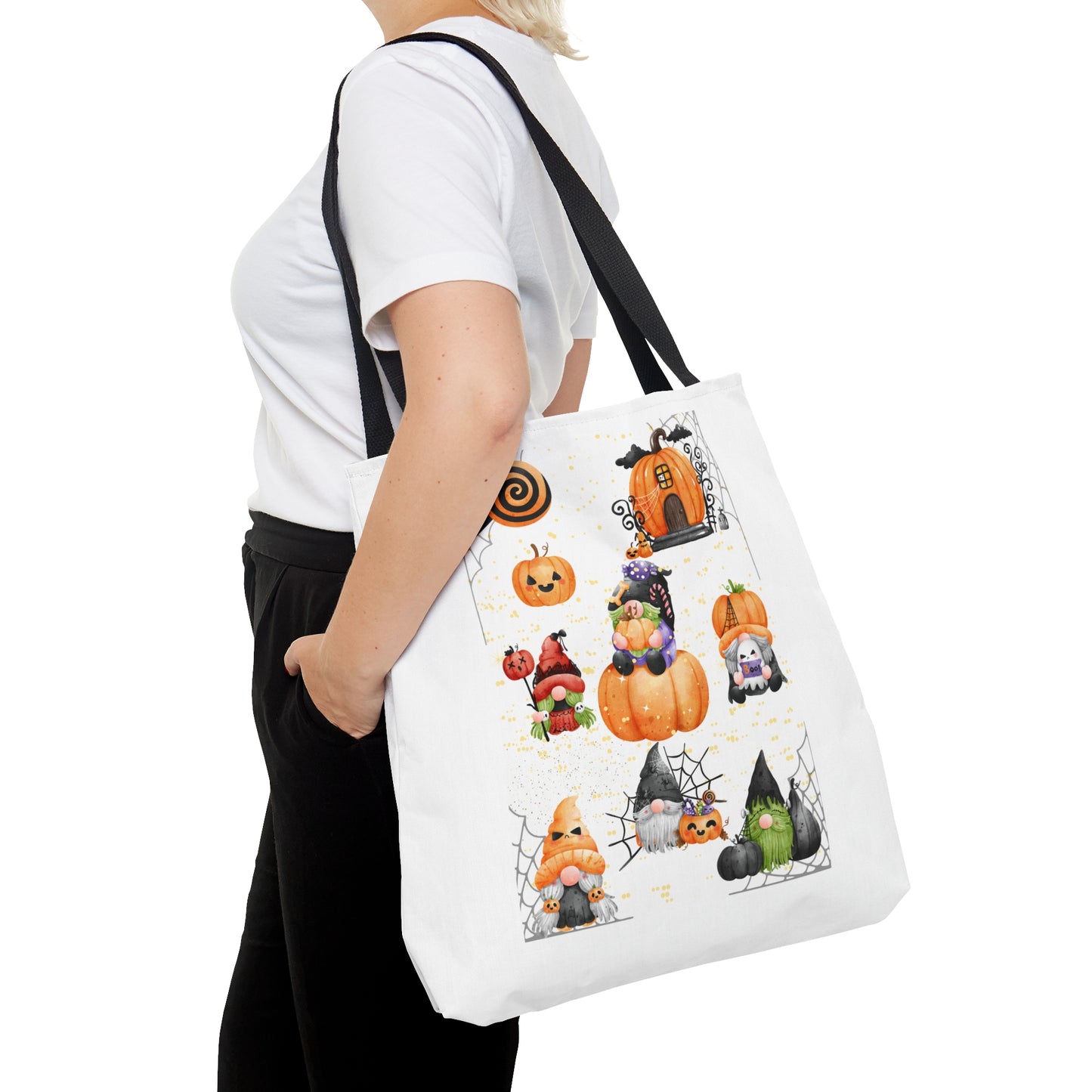 GNOMES and PUMPKIN Tote Bag (AOP)