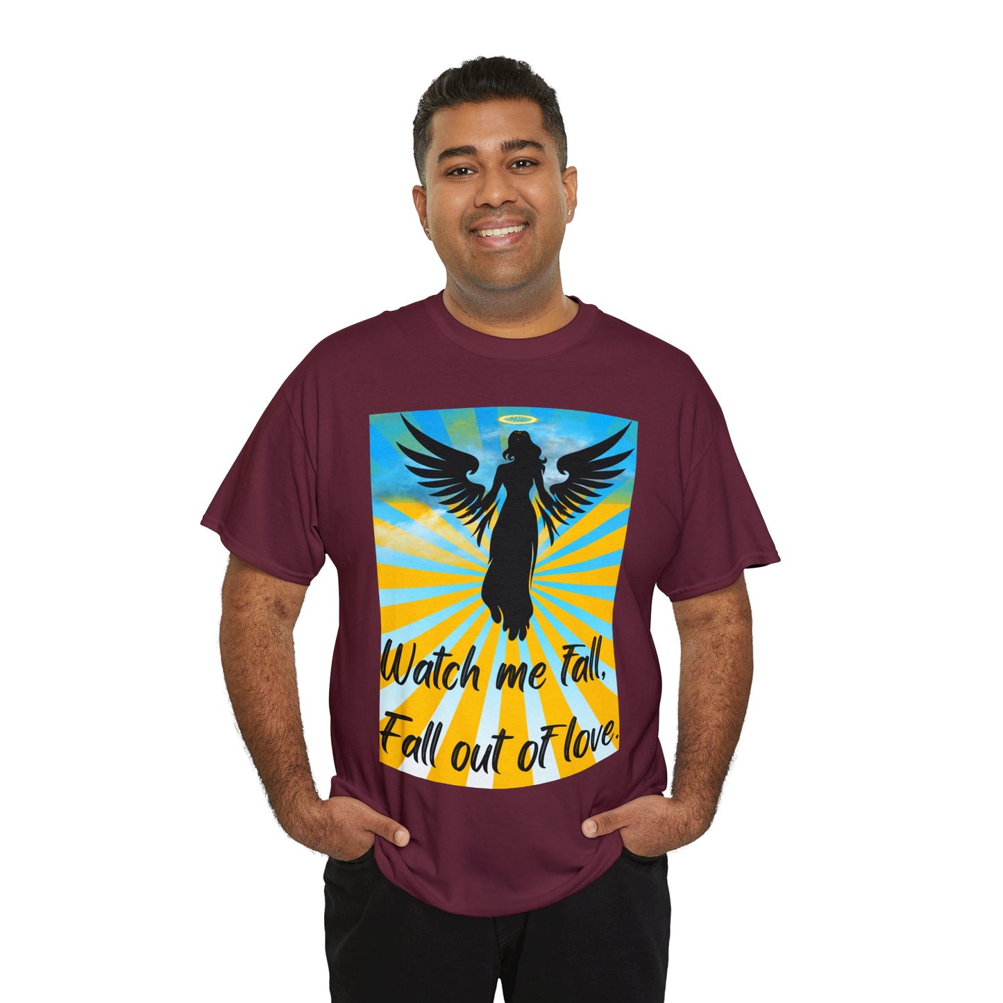 FALL OUT OF LOVE Unisex Heavy Cotton Tee