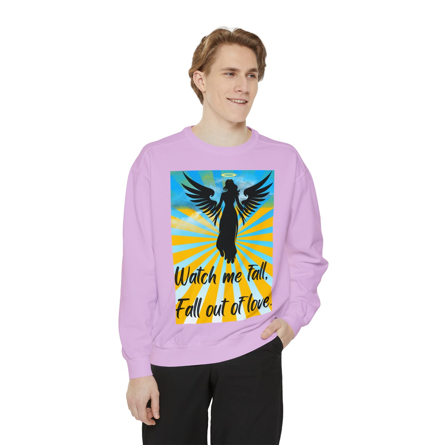 FALL OUT OF LOVE  Unisex Garment-Dyed Sweatshirt