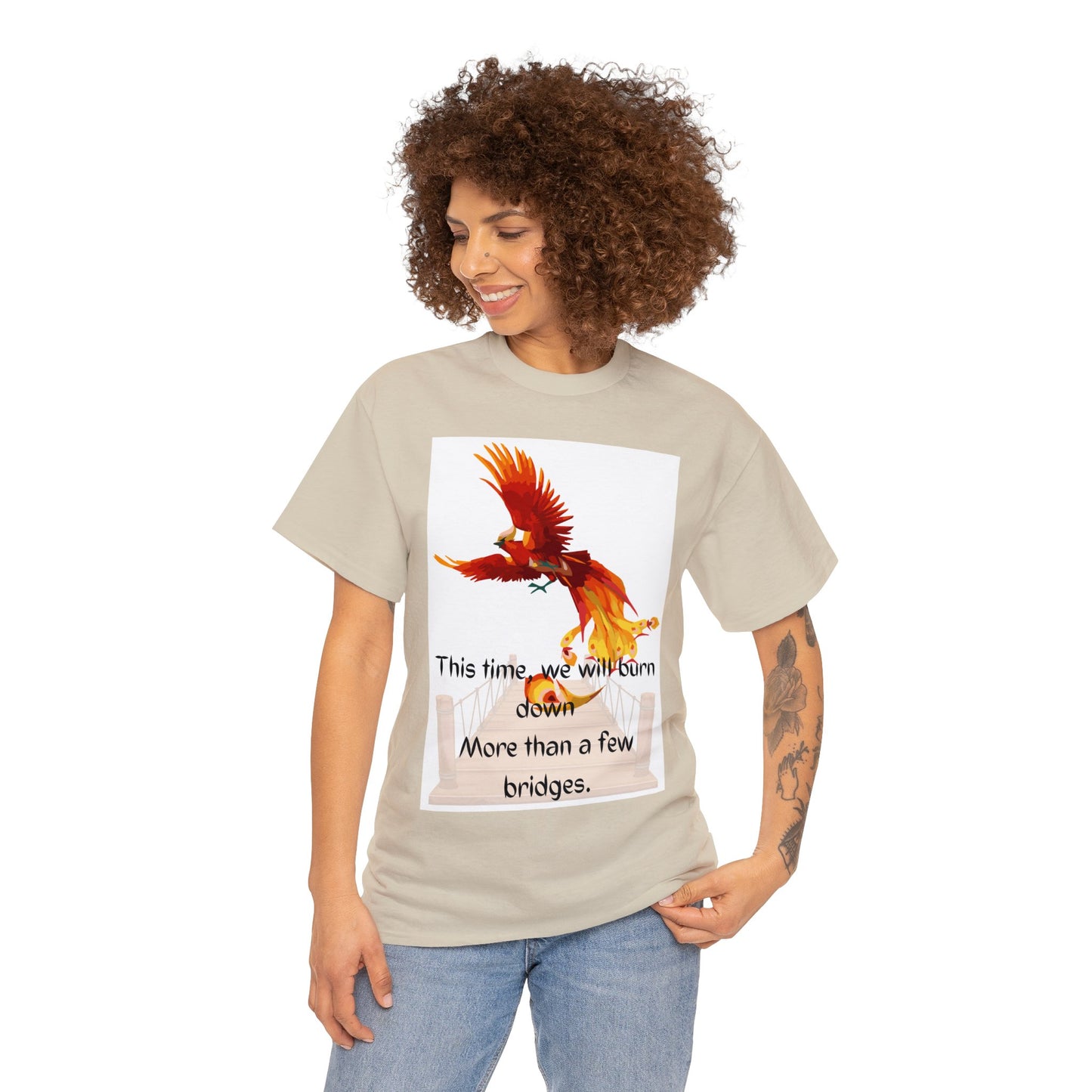 BRIDGES Unisex Heavy Cotton Tee