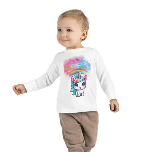 YOU ARE MAGICAL UNICORN LOV Toddler Long Sleeve Tee