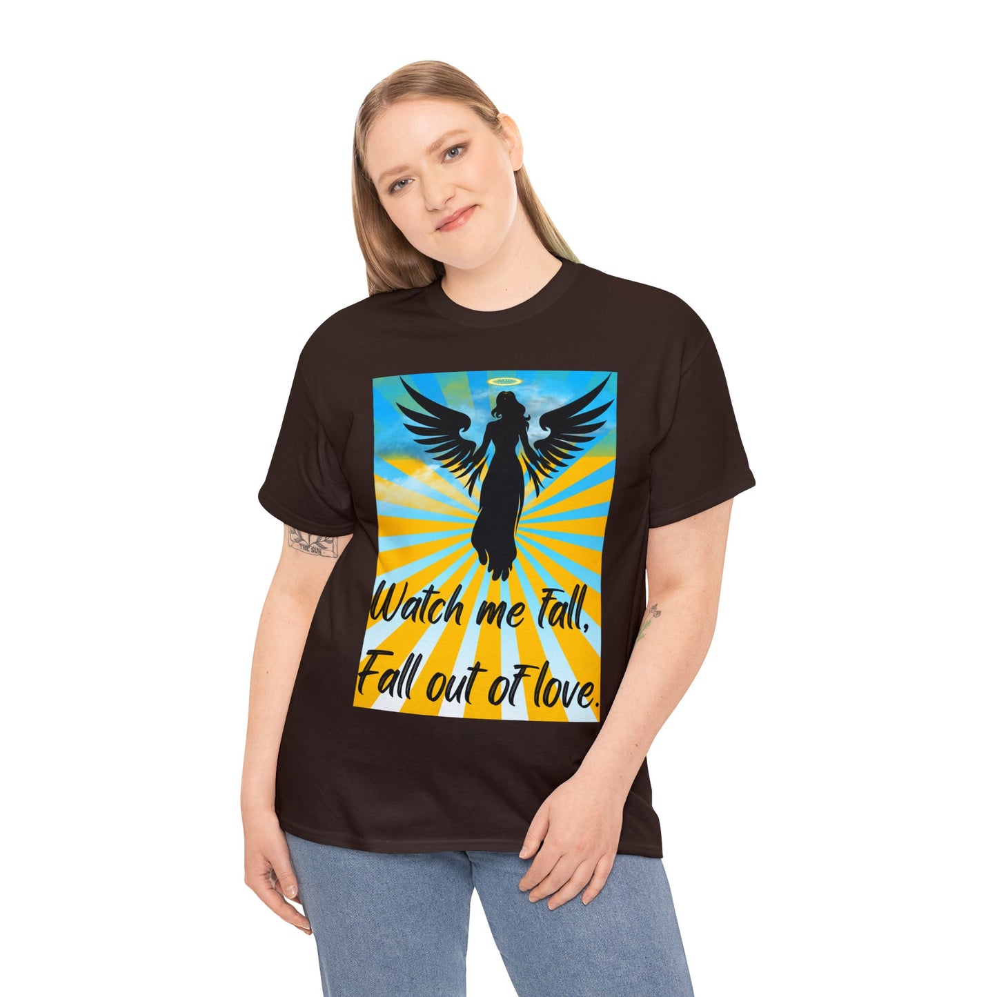 FALL OUT OF LOVE Unisex Heavy Cotton Tee