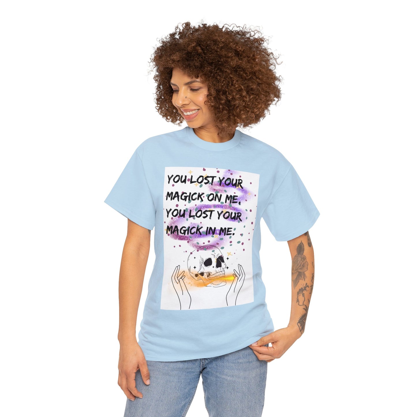 LOST YOUR MAGICK Unisex Heavy Cotton Tee