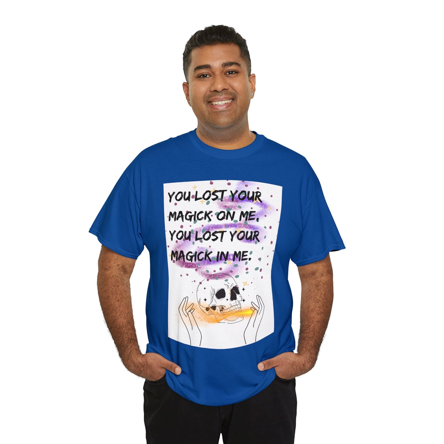 LOST YOUR MAGICK Unisex Heavy Cotton Tee