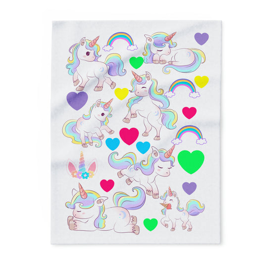 UNICORN LOVE V2  Arctic Fleece Blanket
