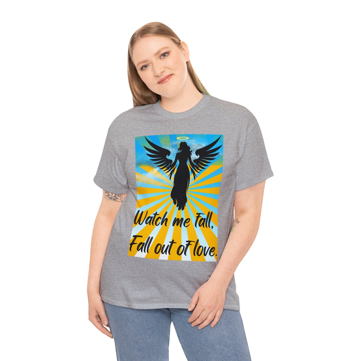 FALL OUT OF LOVE Unisex Heavy Cotton Tee