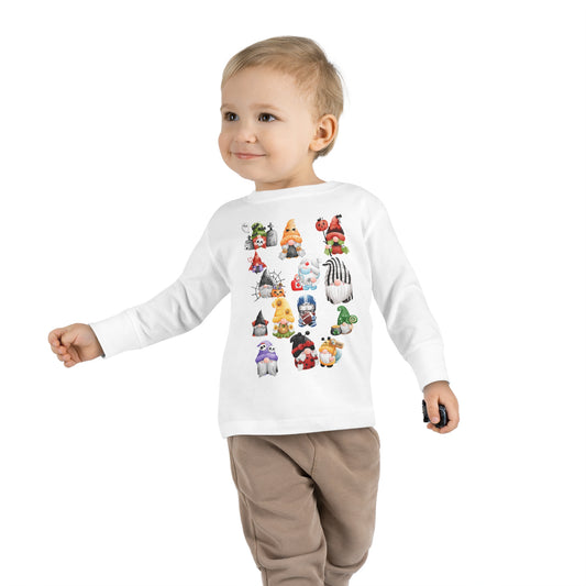 HALLOWEEN GNOMES Toddler Long Sleeve Tee