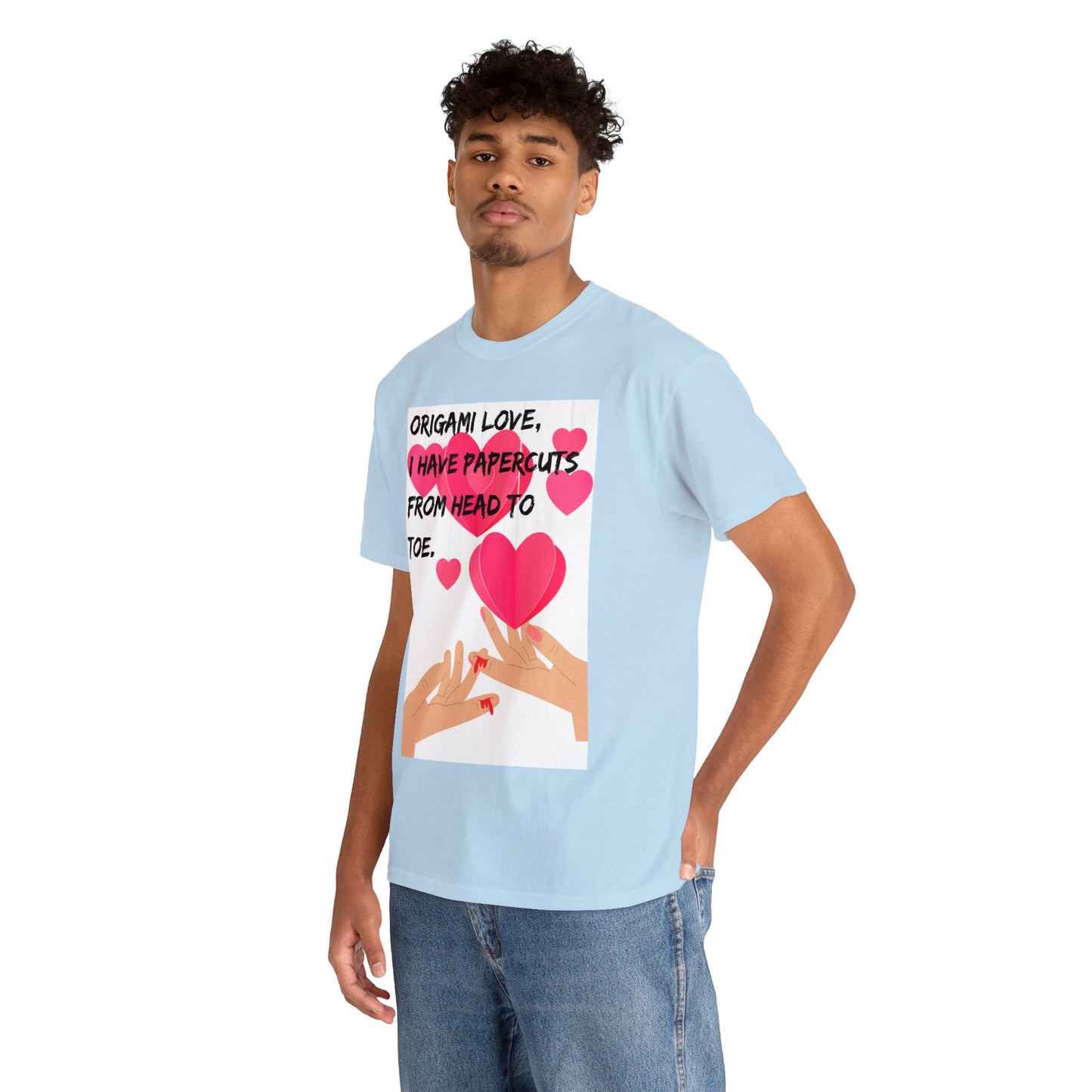 ORIGAME LOVE Unisex Heavy Cotton Tee