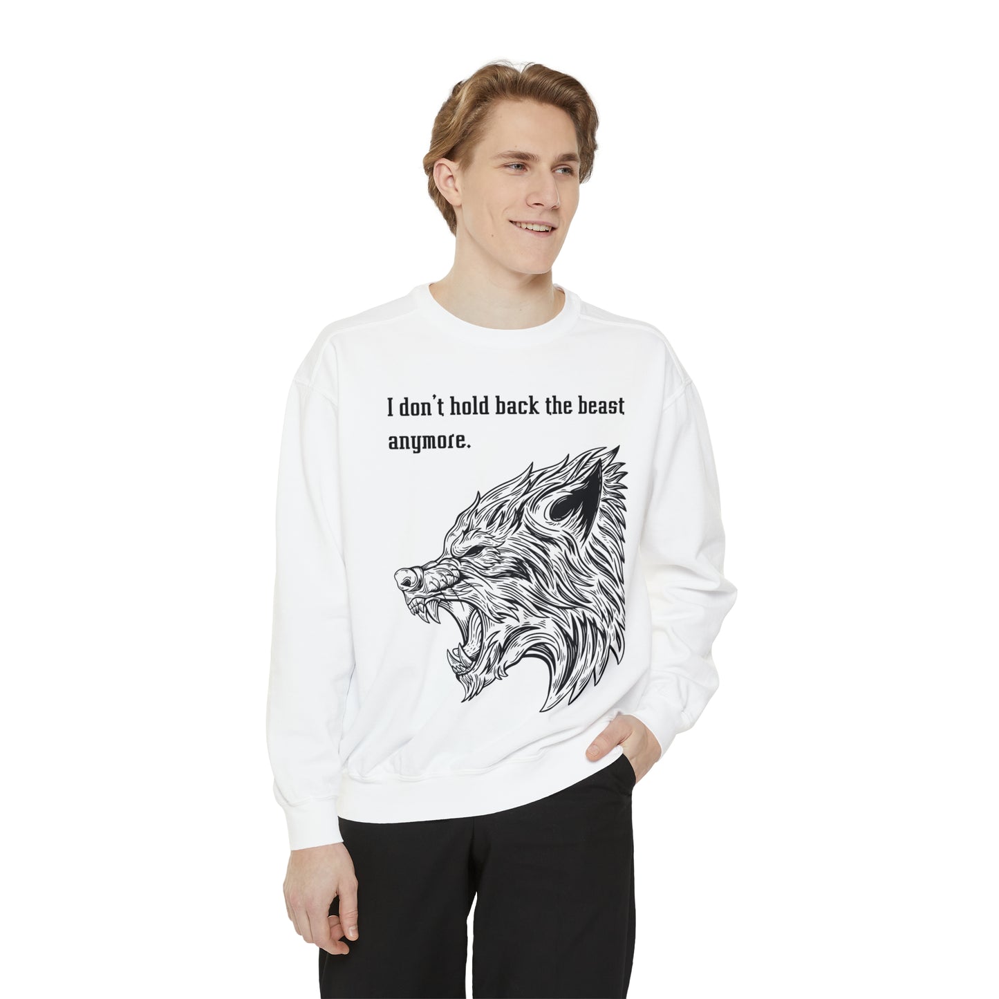 BEAST TALES V1  Unisex Garment-Dyed Sweatshirt