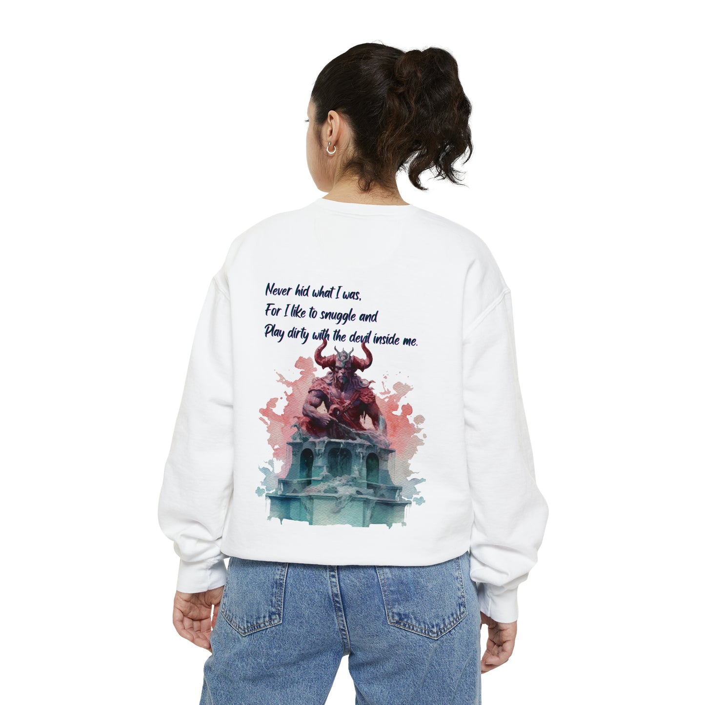 DEMON LOVER Unisex Garment-Dyed Sweatshirt