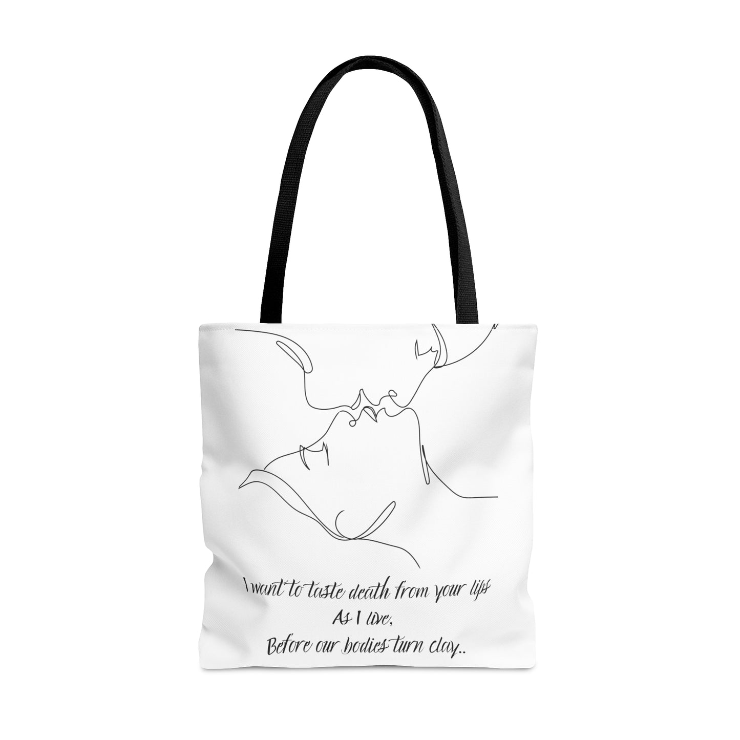 DEATH FROM YOUR LIPS Tote Bag (AOP)
