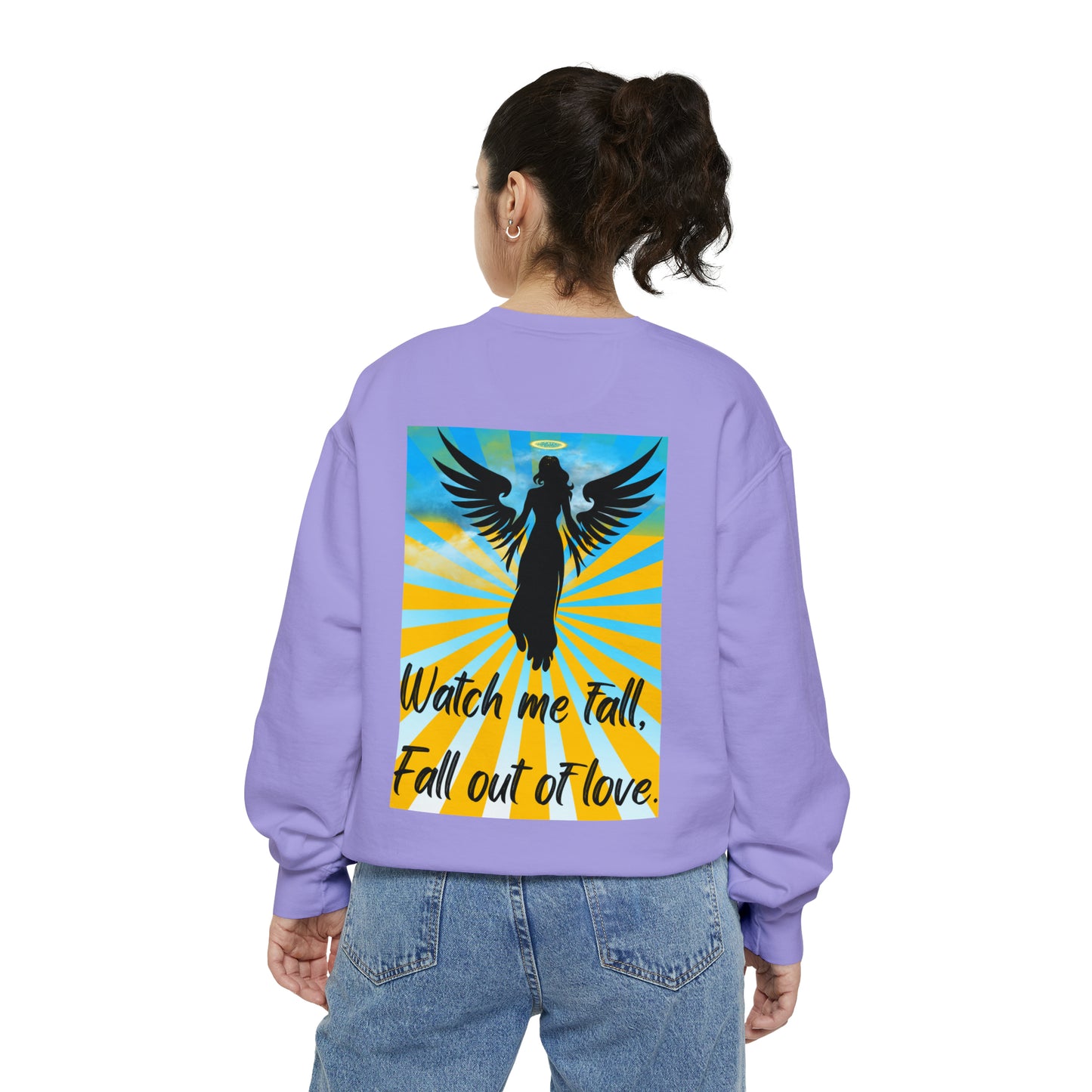 FALL OUT OF LOVE  Unisex Garment-Dyed Sweatshirt