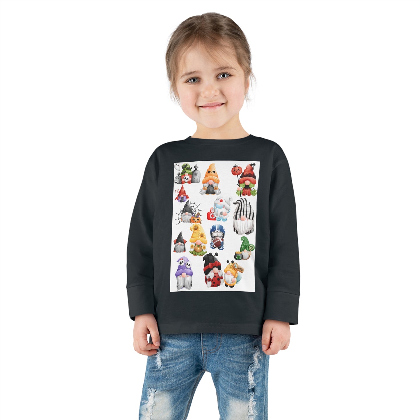 HALLOWEEN GNOMES Toddler Long Sleeve Tee