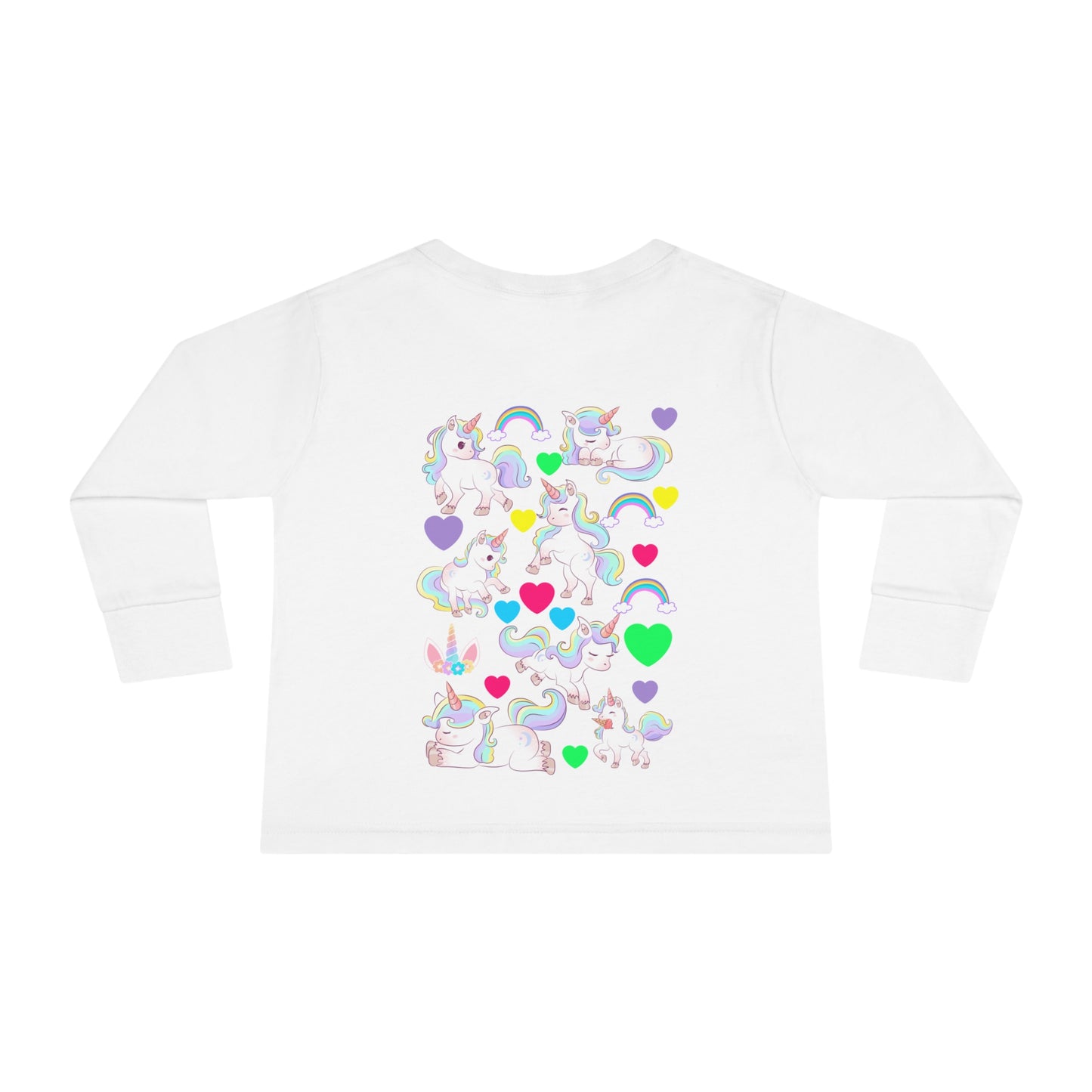 UNICORN LOVE V2 Toddler Long Sleeve Tee