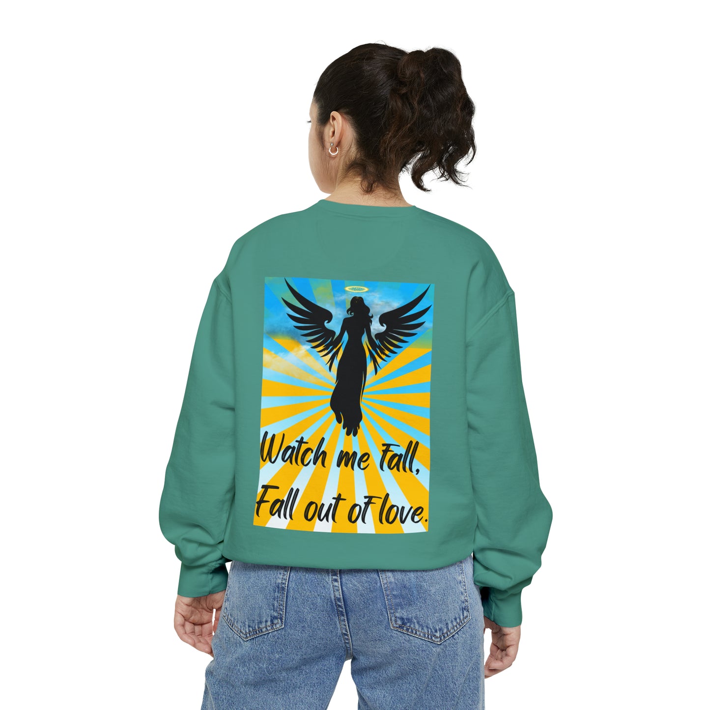 FALL OUT OF LOVE  Unisex Garment-Dyed Sweatshirt