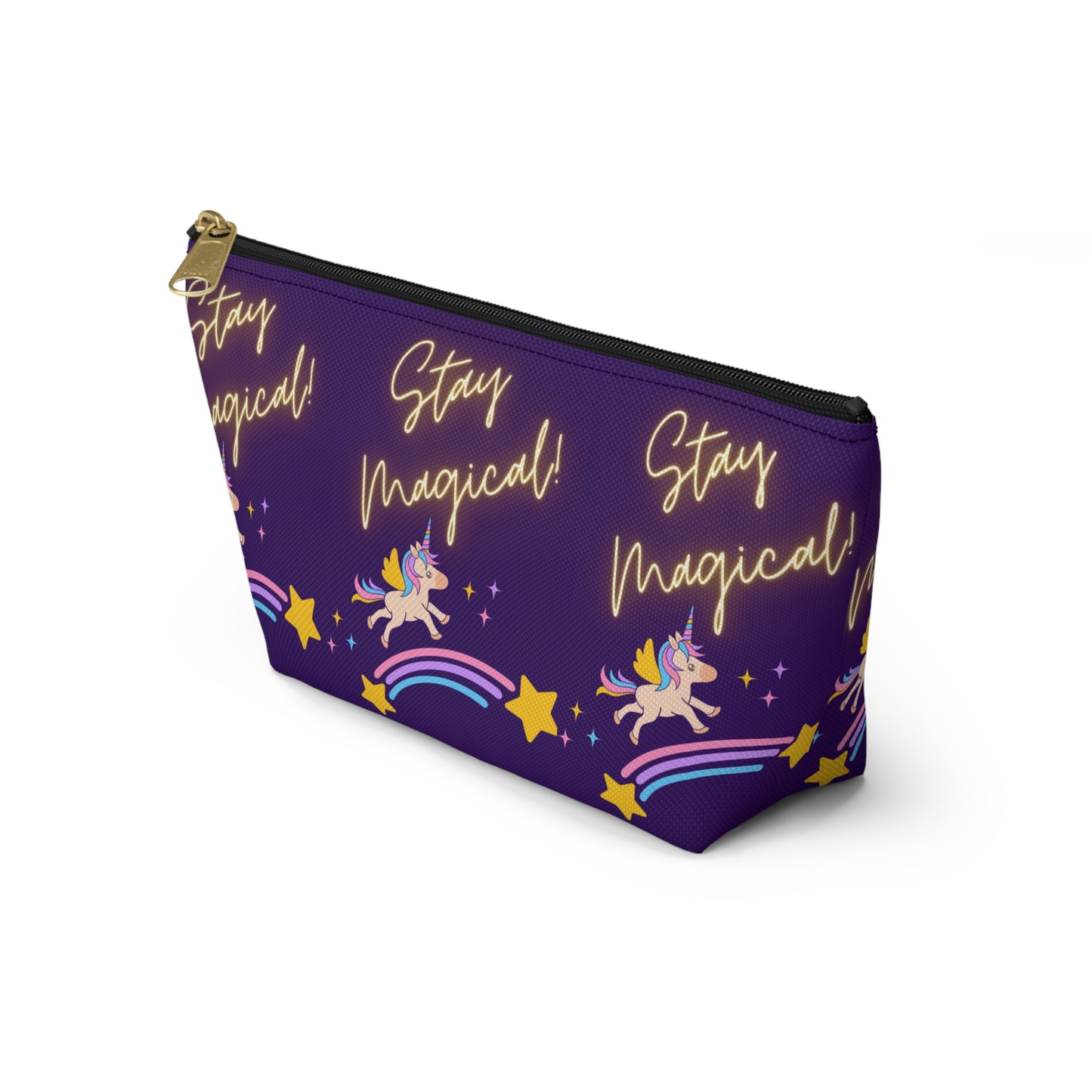 STAY MAGICAL UNICORN LOVE Accessory Pouch w T-bottom