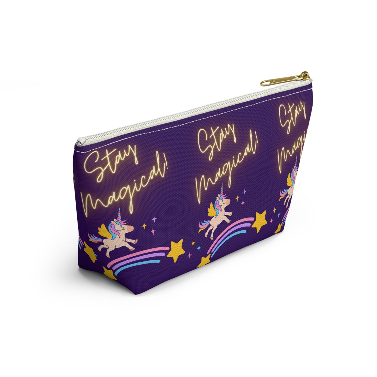 STAY MAGICAL UNICORN LOVE Accessory Pouch w T-bottom