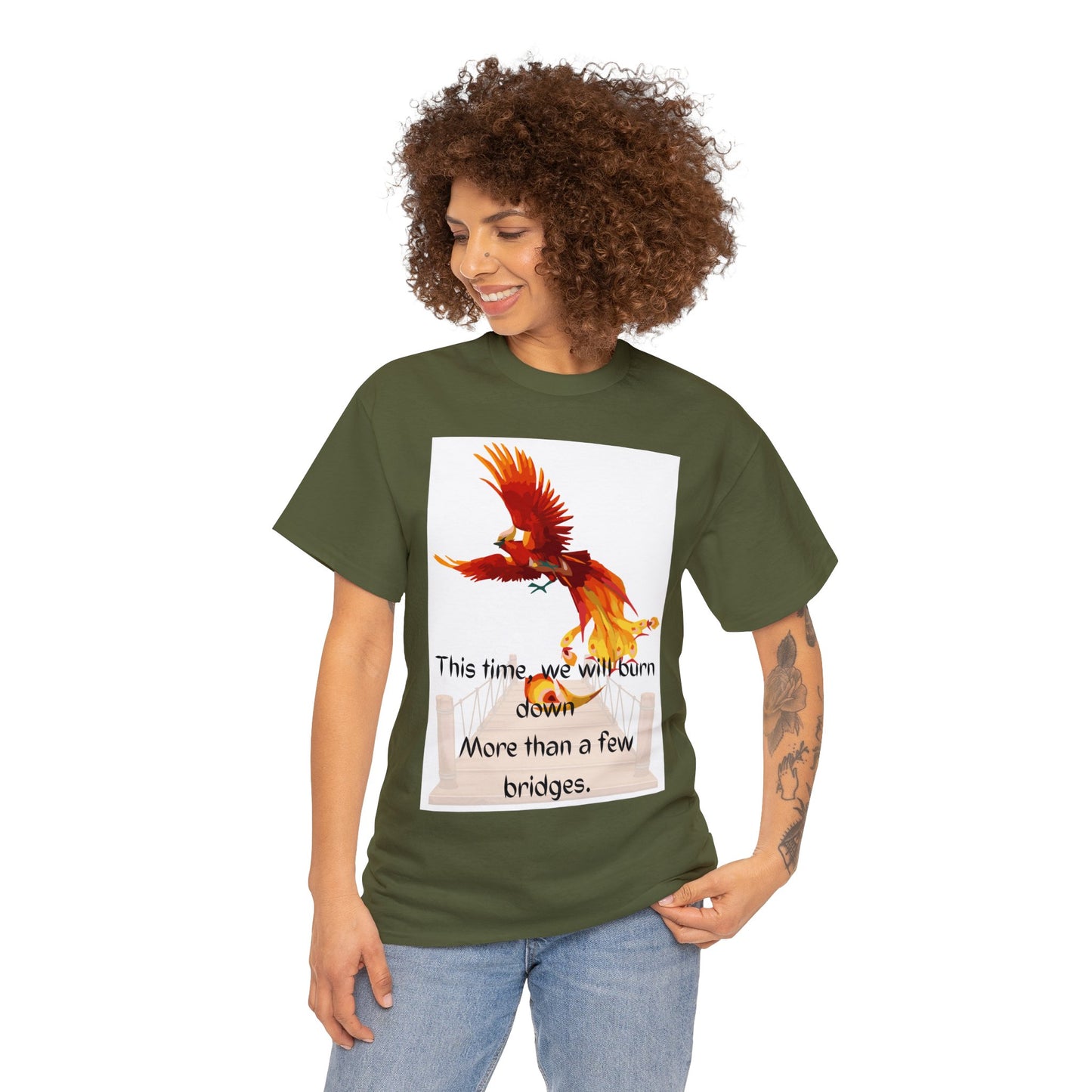 BRIDGES Unisex Heavy Cotton Tee