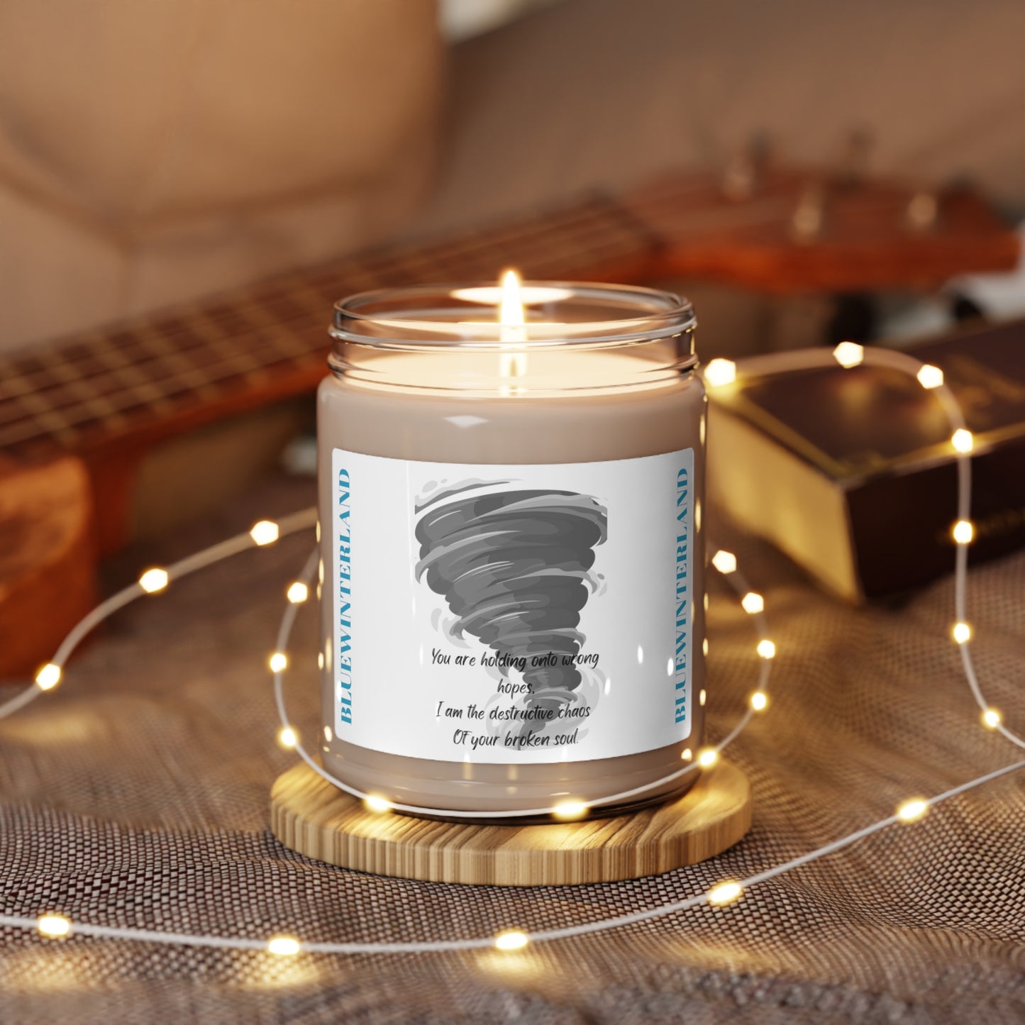 DESTRUCTIVE CHAOS Scented Soy Candle, 9oz