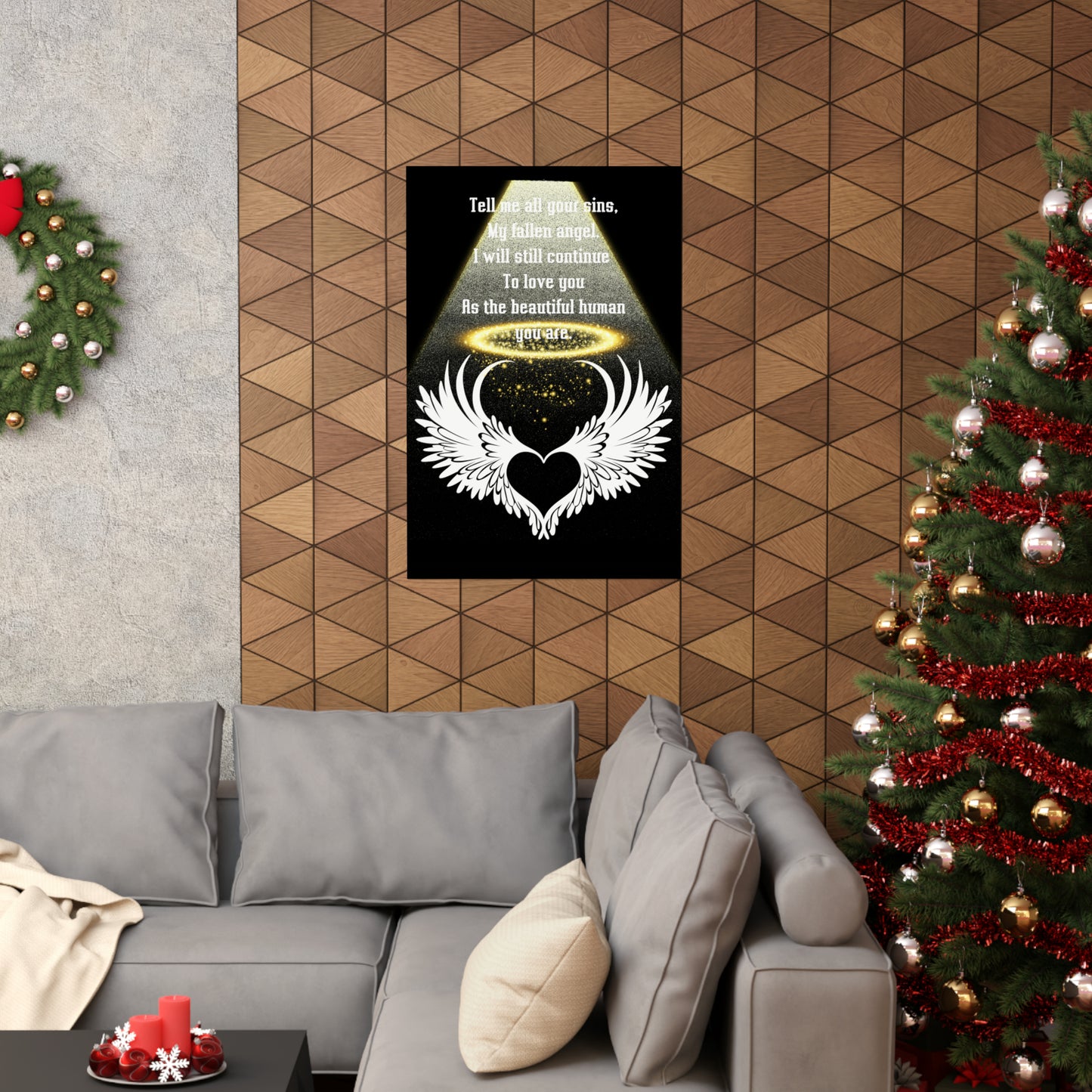 FALLEN ANGEL  Matte Vertical Posters