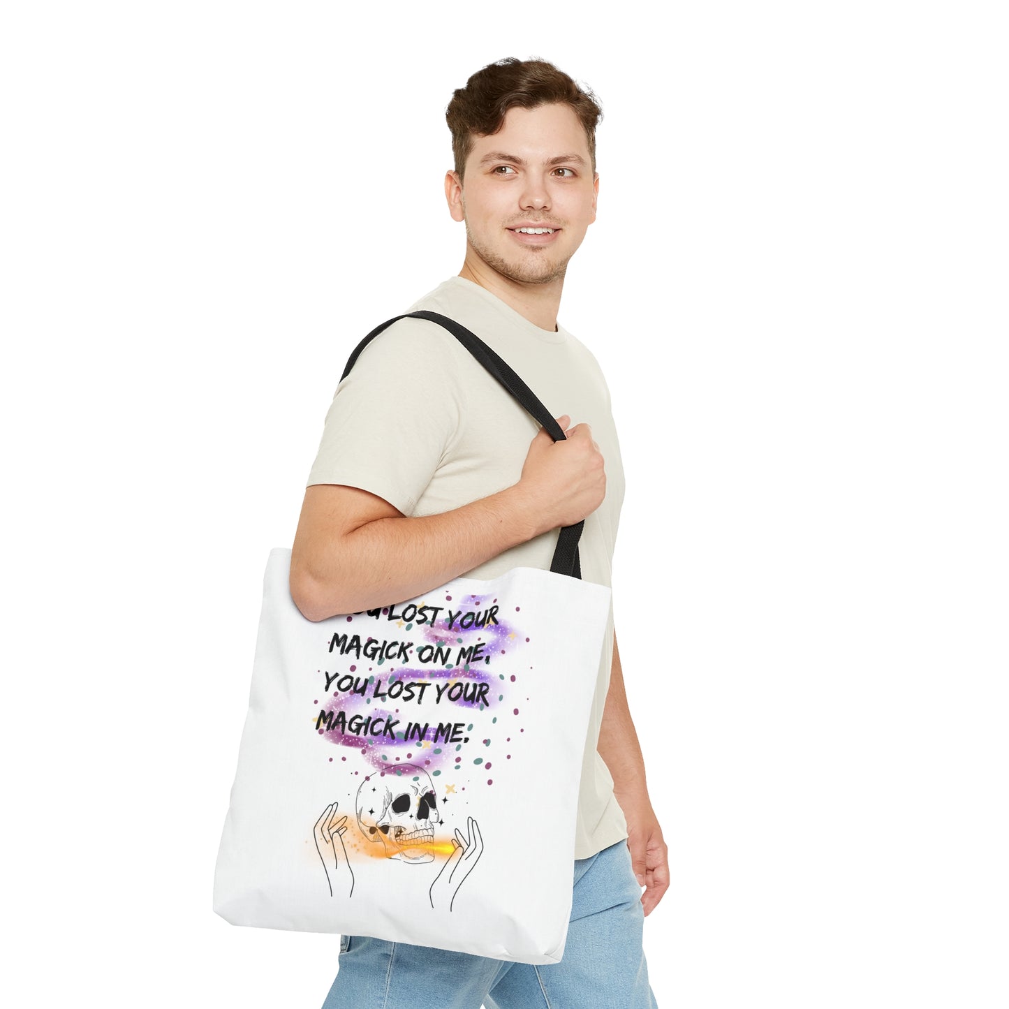 LOST YOUR MAGICK tote Bag (AOP)
