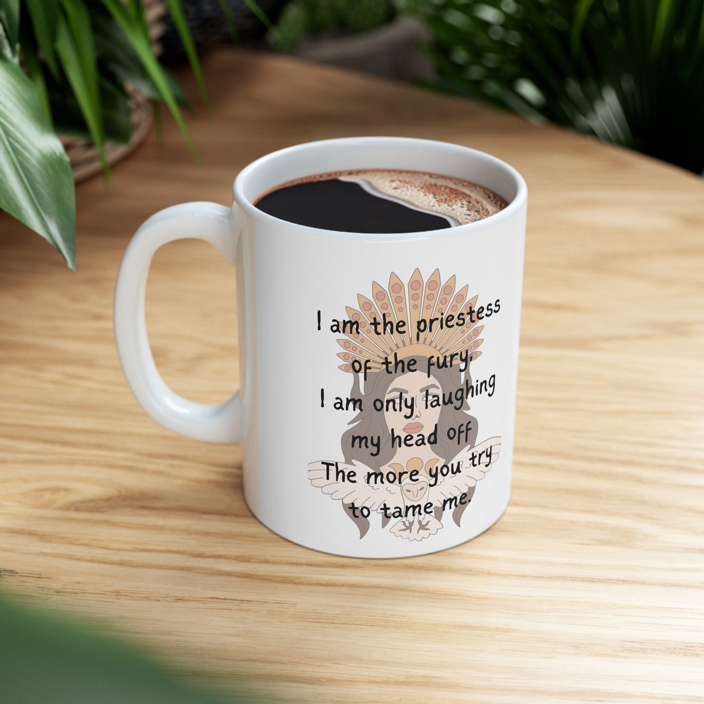 PRIESTESS OF THE FURY Ceramic Mug 11oz